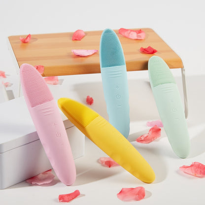 Electric Silicone Face Brush - Sonic Facial Cleanser & Massager