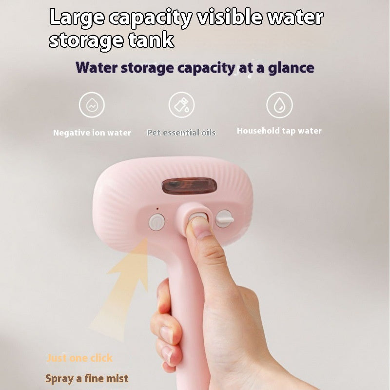 Spray Hair Brush - One-Click Mist Detangling Comb